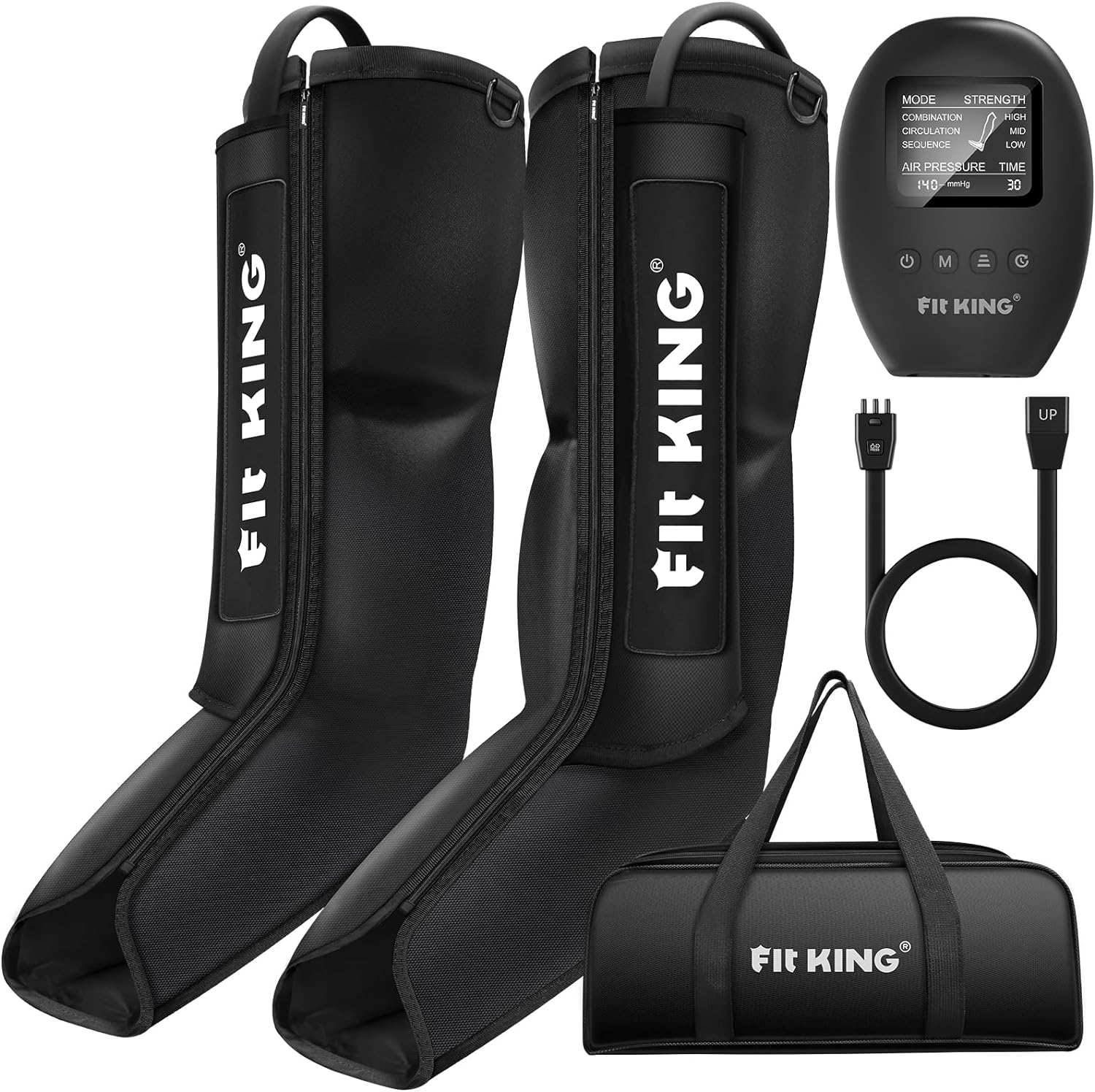 Time-Sensitive Deal: FIT KING Leg Compression Boots Massager for Foot and Calf Recovery - Upgraded Leg Massager at 39% off!