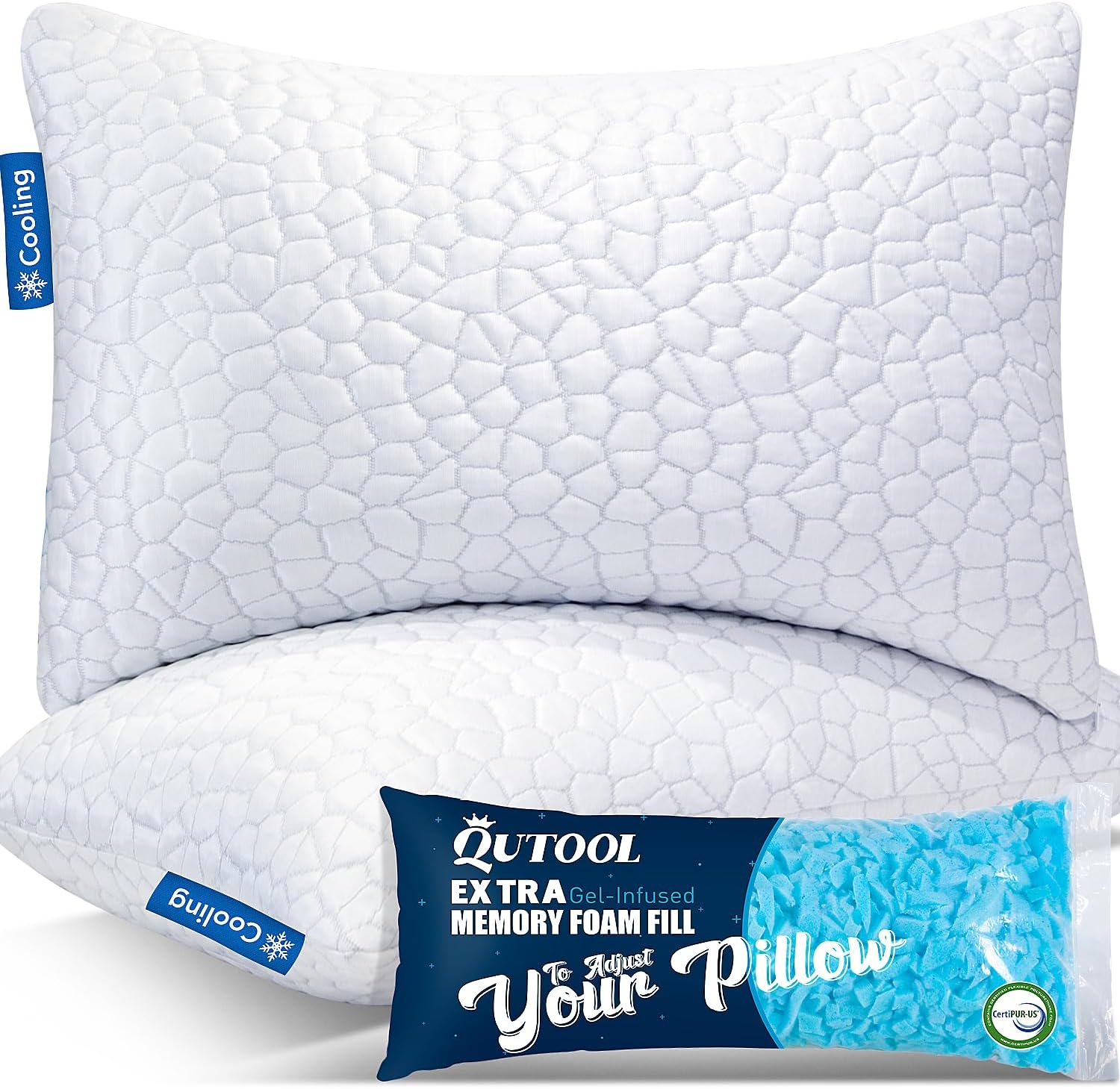Get the Best Sleep with QUTOOL Cooling Pillows - Limited-Time Discount of 20%!
