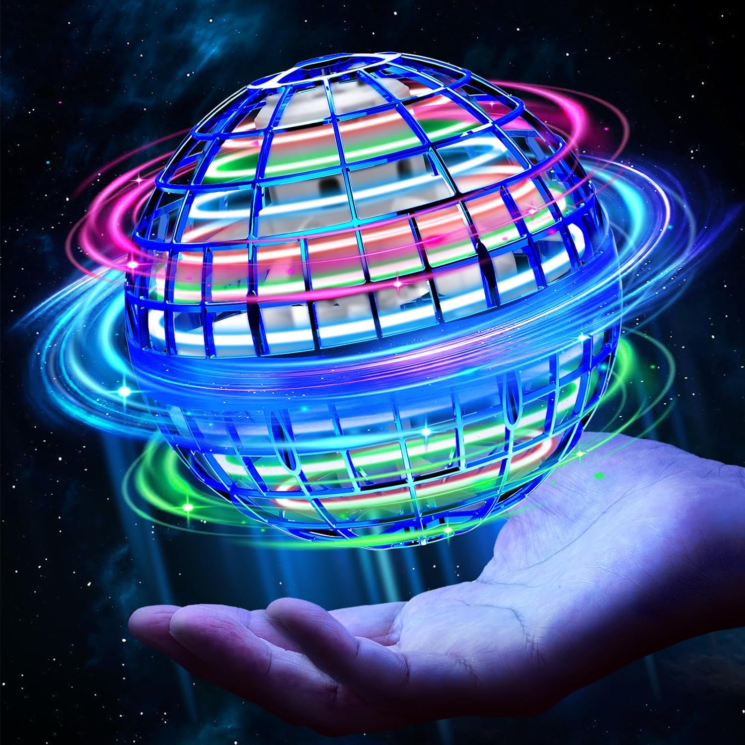 Seize the Opportunity! Flying Orb Ball Toys with 360°Rotating Hand Controlled Hover Ball
