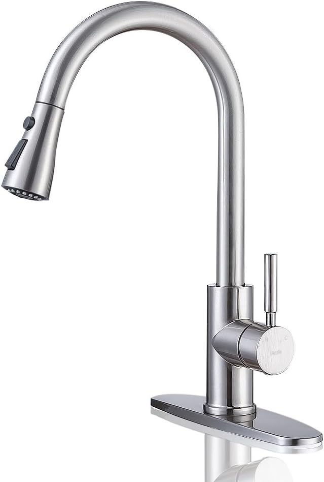 Save Big on the Arofa Brushed Nickel Kitchen Faucet! Limited-Time Specials!