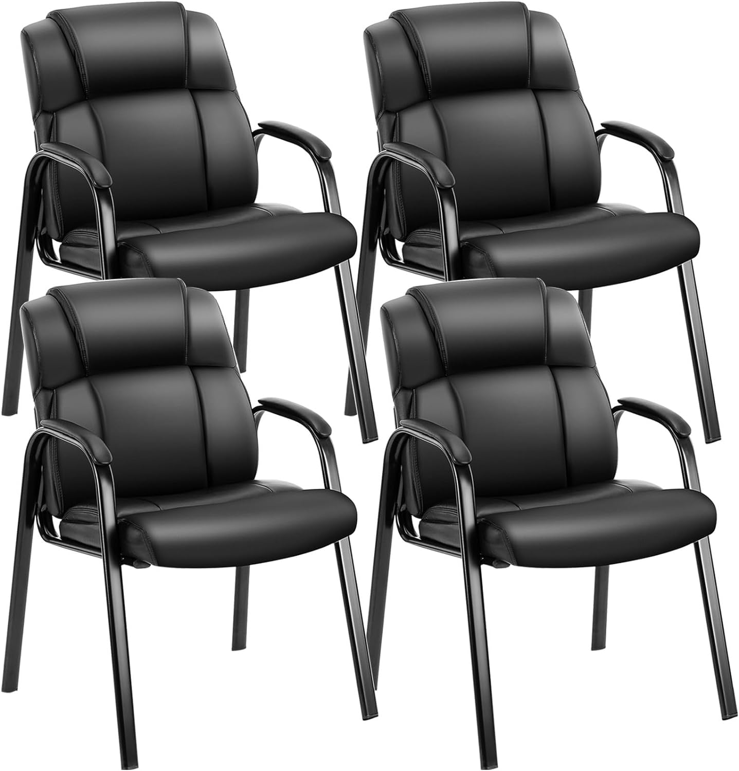 Snag Your Discount! edx Leather Waiting Room Chairs - Set of 4