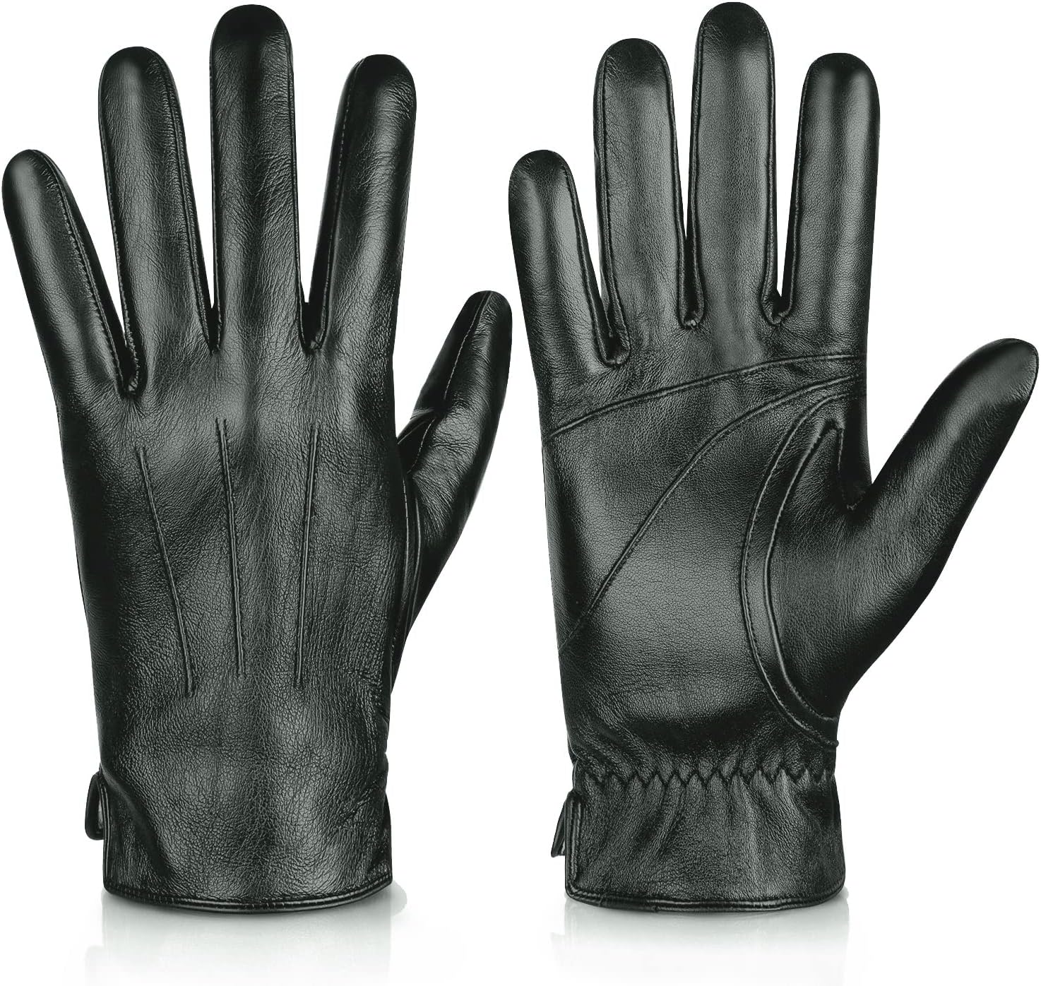 Grab Your Alepo Genuine Sheepskin Leather Gloves for Men at a Discounted Price