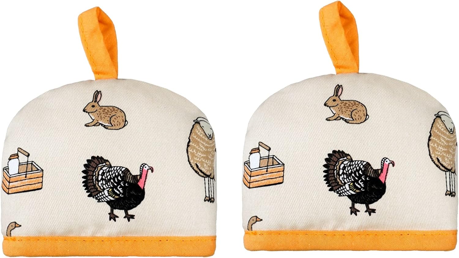 Enjoy Extra Savings Today! Set of 2 Egg Cosies - Farmer Kitchen Egg Warmer - Exclusive Promotion