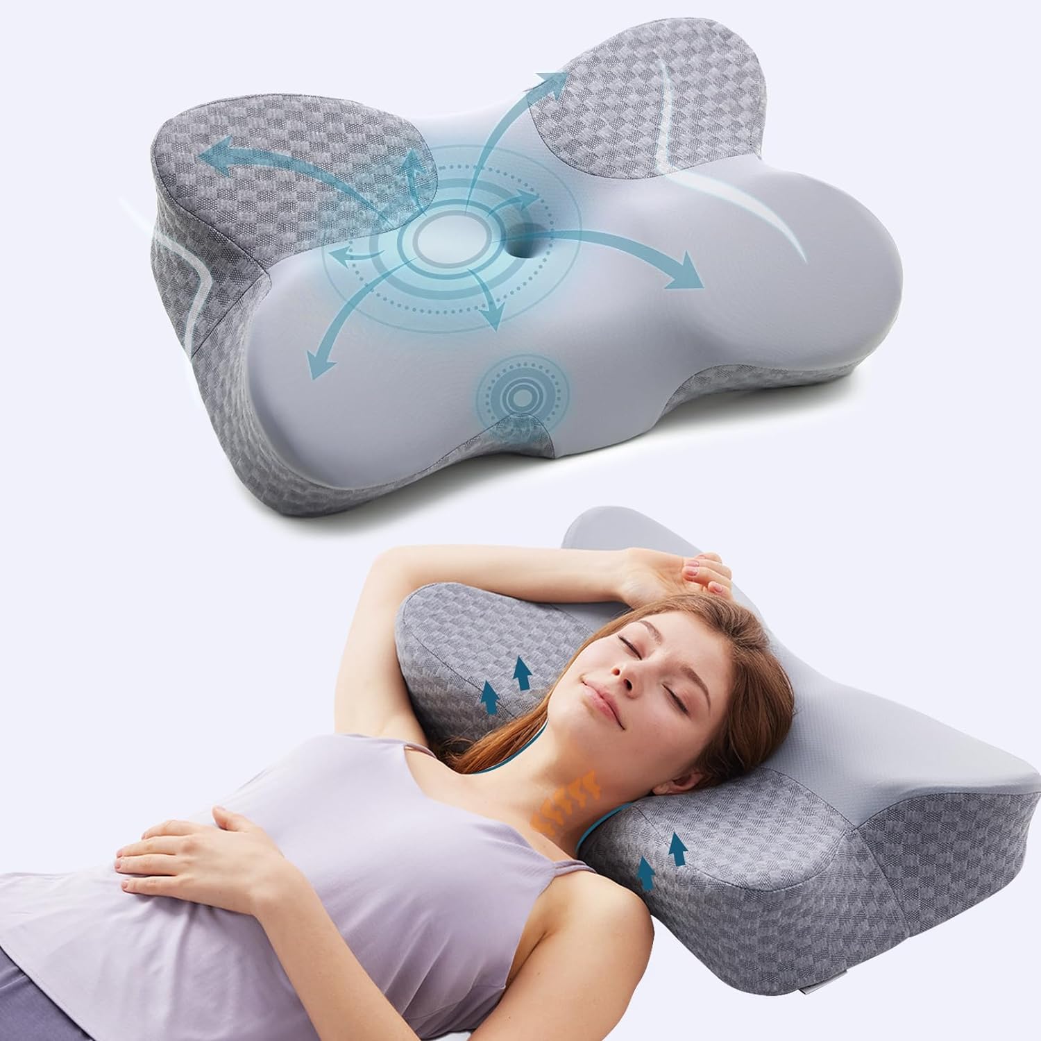 Exclusive Savings Alert: Contour Memory Foam Cervical Pillow - Enjoy Extra 30% O...
