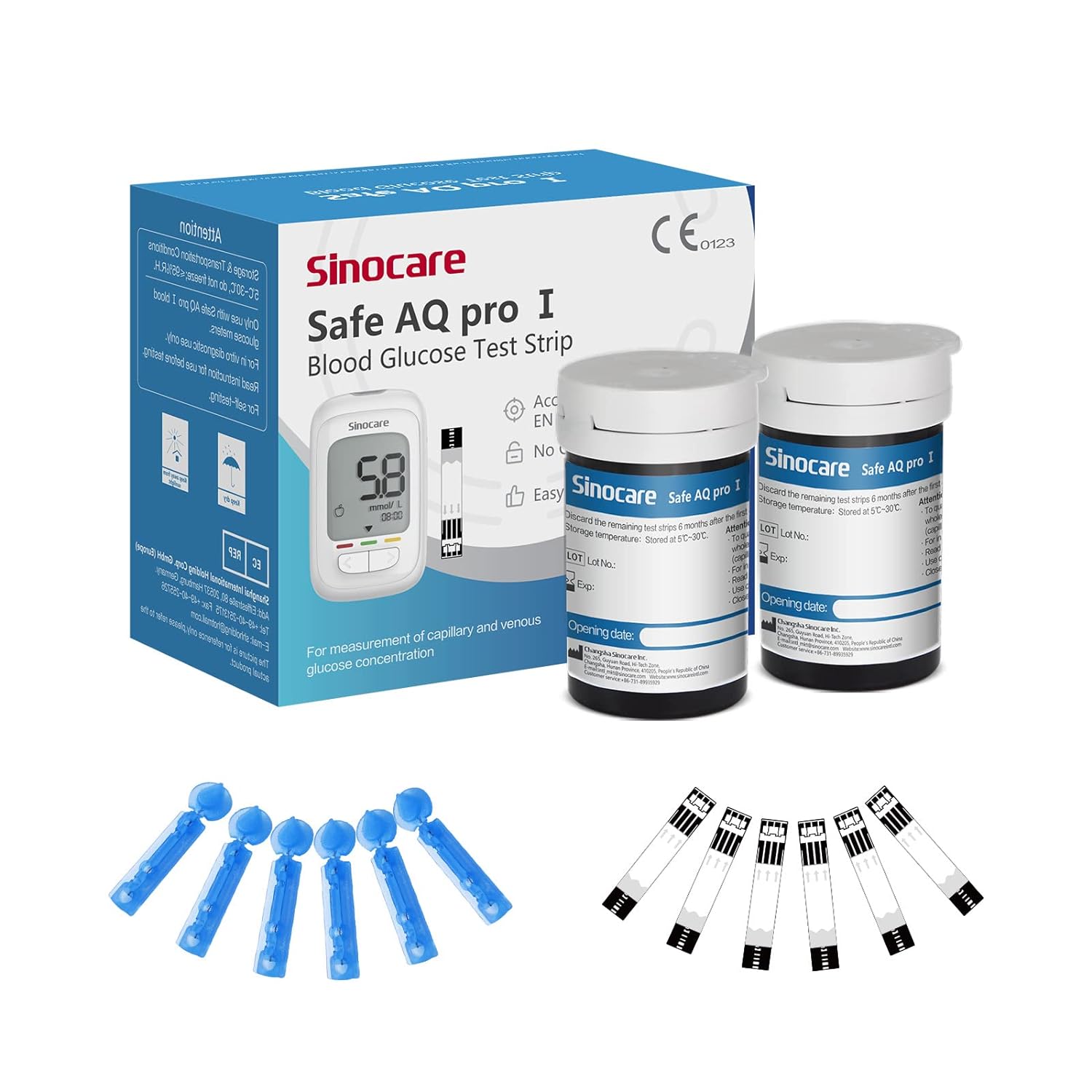 Exclusive Promo: Sinocare Safe AQ Pro I Blood Gluc...