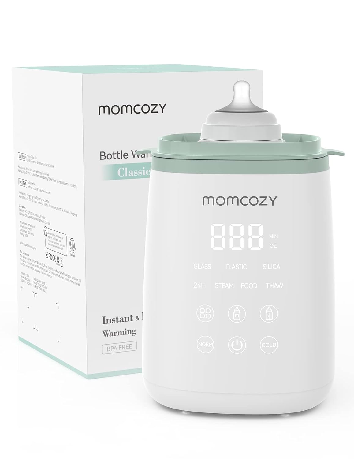 Limited-Time Offer: Momcozy Bottle Warmer, Fast and Accurate Temperature Control - Save 47%!