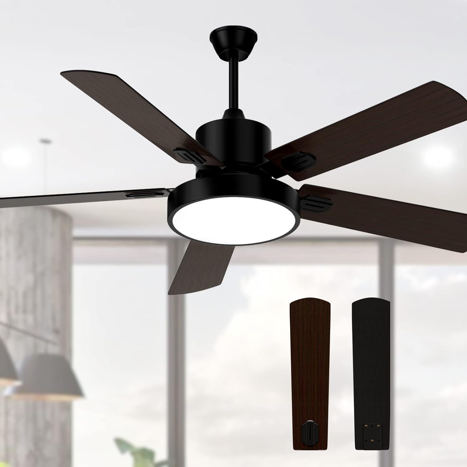 Flash Sale Alert: Save Big on Obabala Ceiling Fan with Light, 52-Inch - Limited-Time Specials!