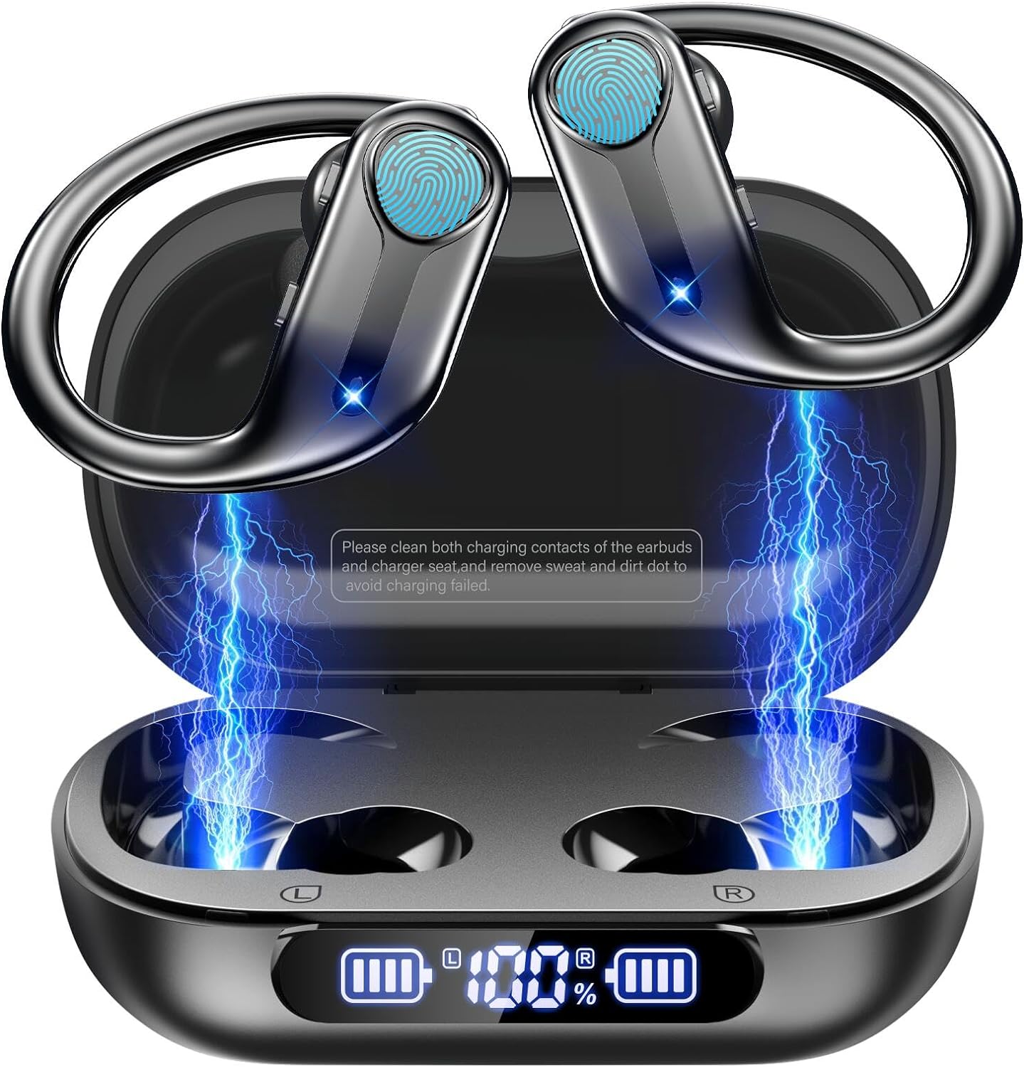 Limited-Time Offer: Score 85% off Pollway Wireless Earbuds with 88H Playtime - Black