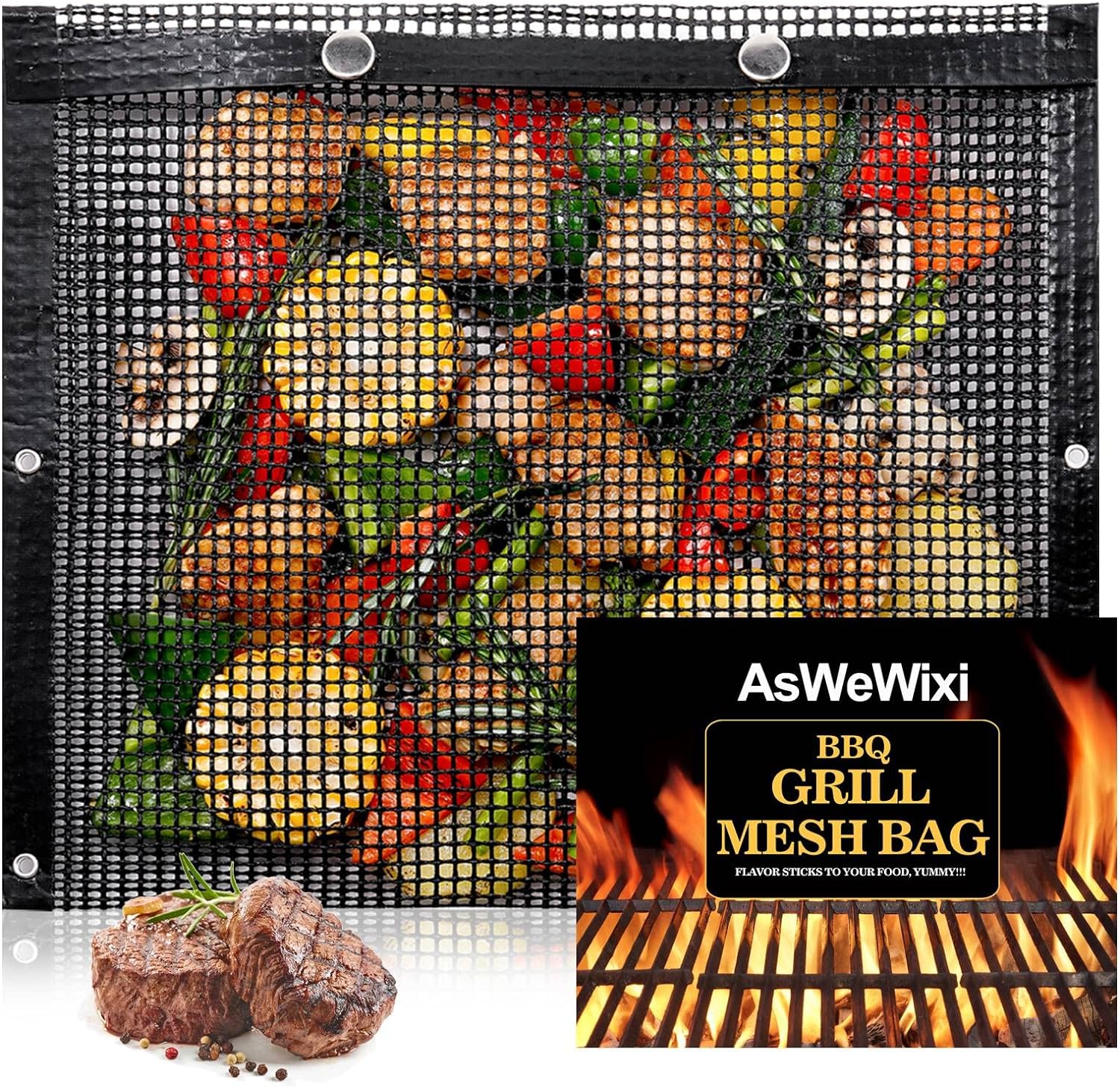 Limited-Time Specials: 1 Pack BBQ Mesh Grill Bag - Get Your Exclusive Savings!