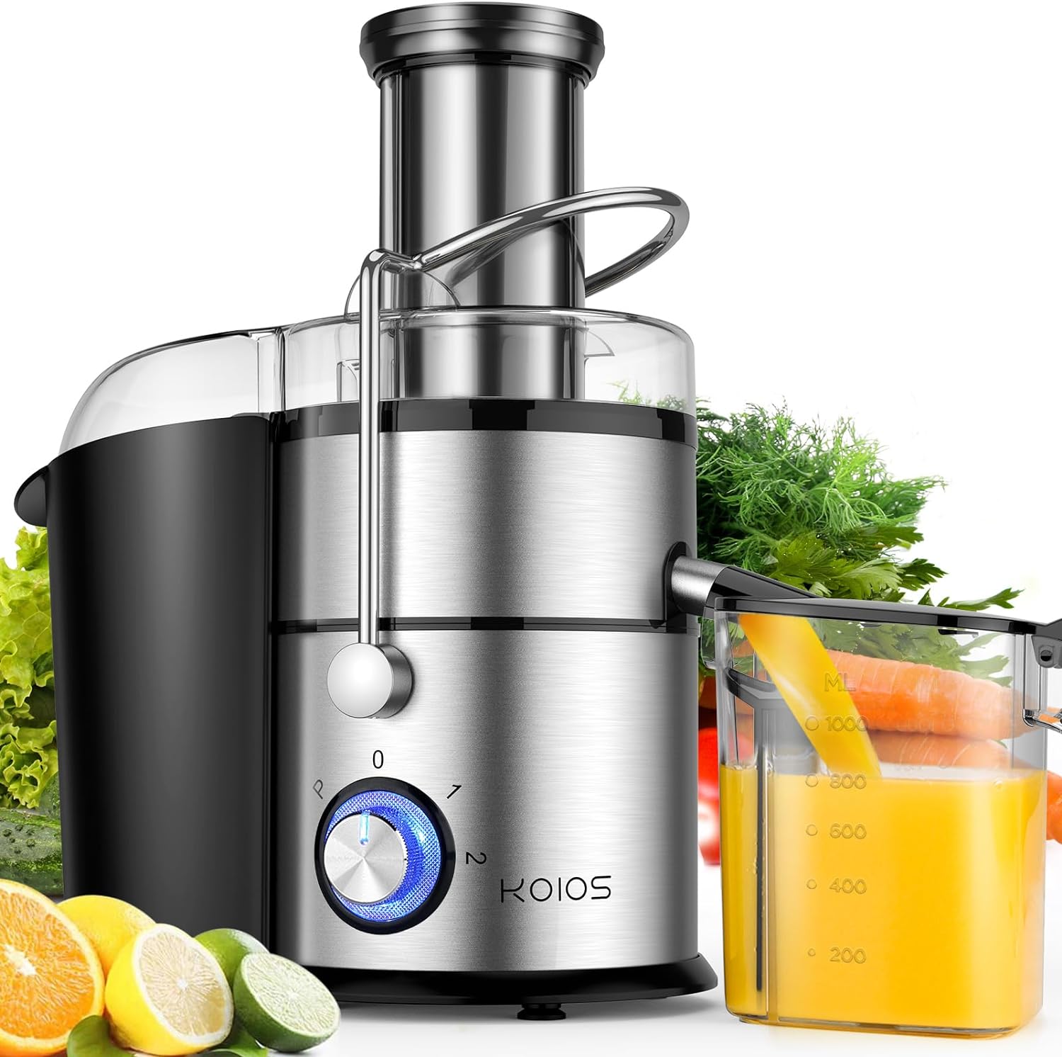 Last Chance! Flash Sale Alert! 1300W KOIOS Centrifugal Juicer - Only $87.19!
