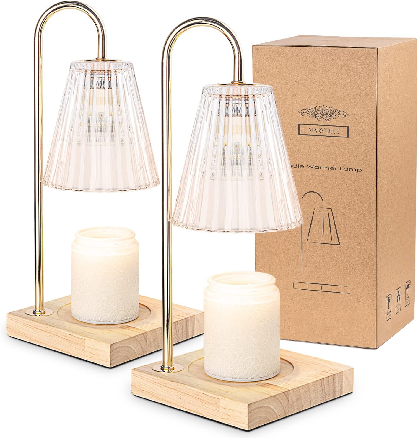 Unlock Your Savings Now! Marycele [Set of 2] Candle Warmer Lamp with Timer - Exclusive Discount!