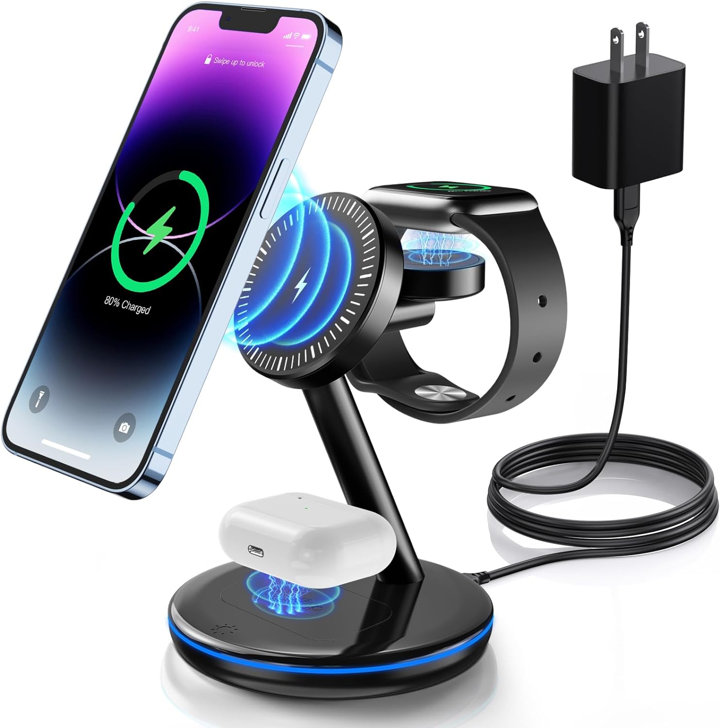 Limited-Time Promo: 3 in 1 Charging Station for Apple Devices | Save 28%!