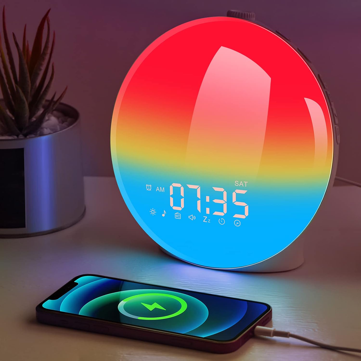Limited-Time Promo: Chimiage Aurora Light - Wake Up Light Sunrise Alarm Clock
