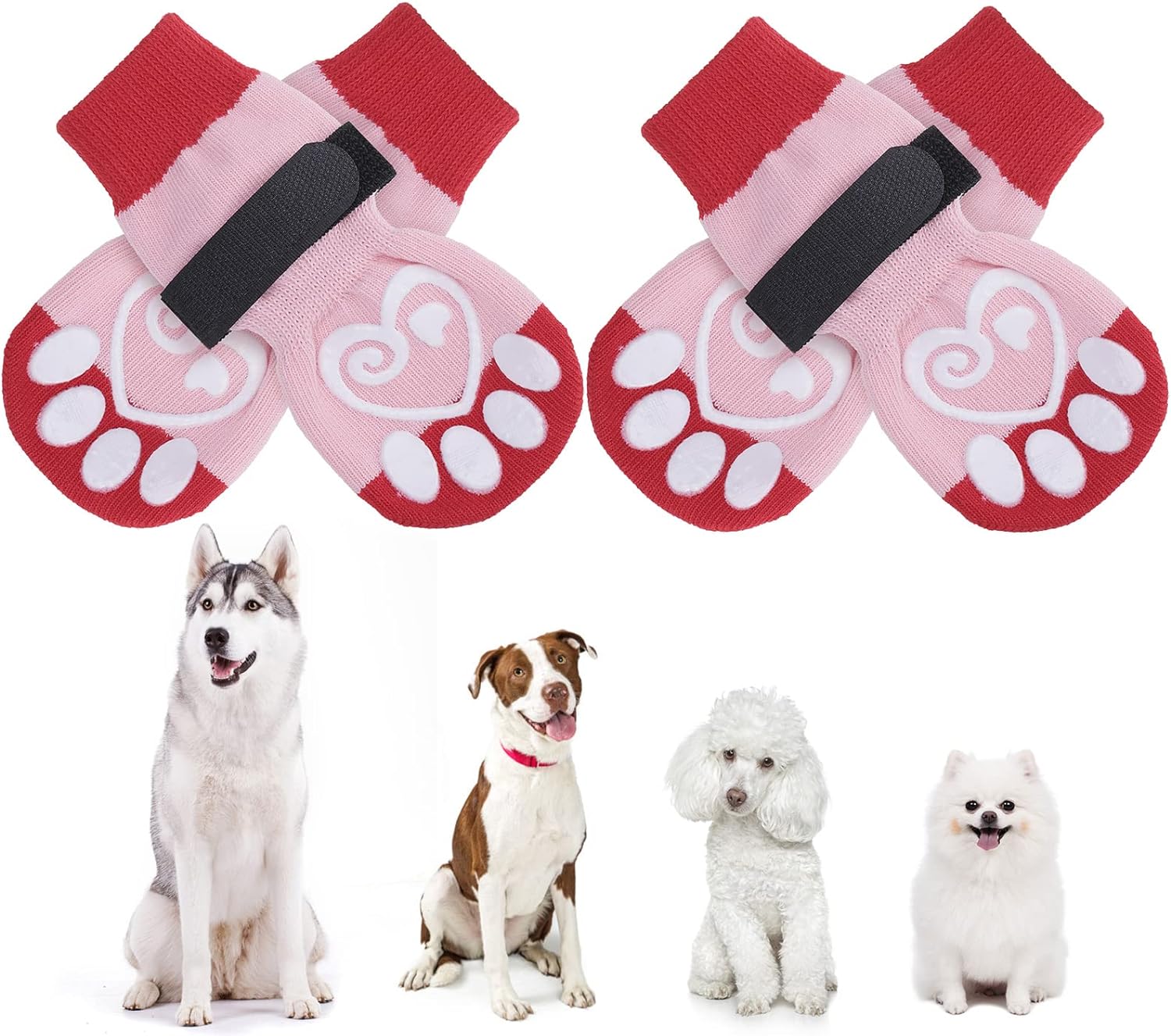 Flash Sale Alert! KOOLTAIL Dog Socks - 2 Pairs - Save 20% Today!