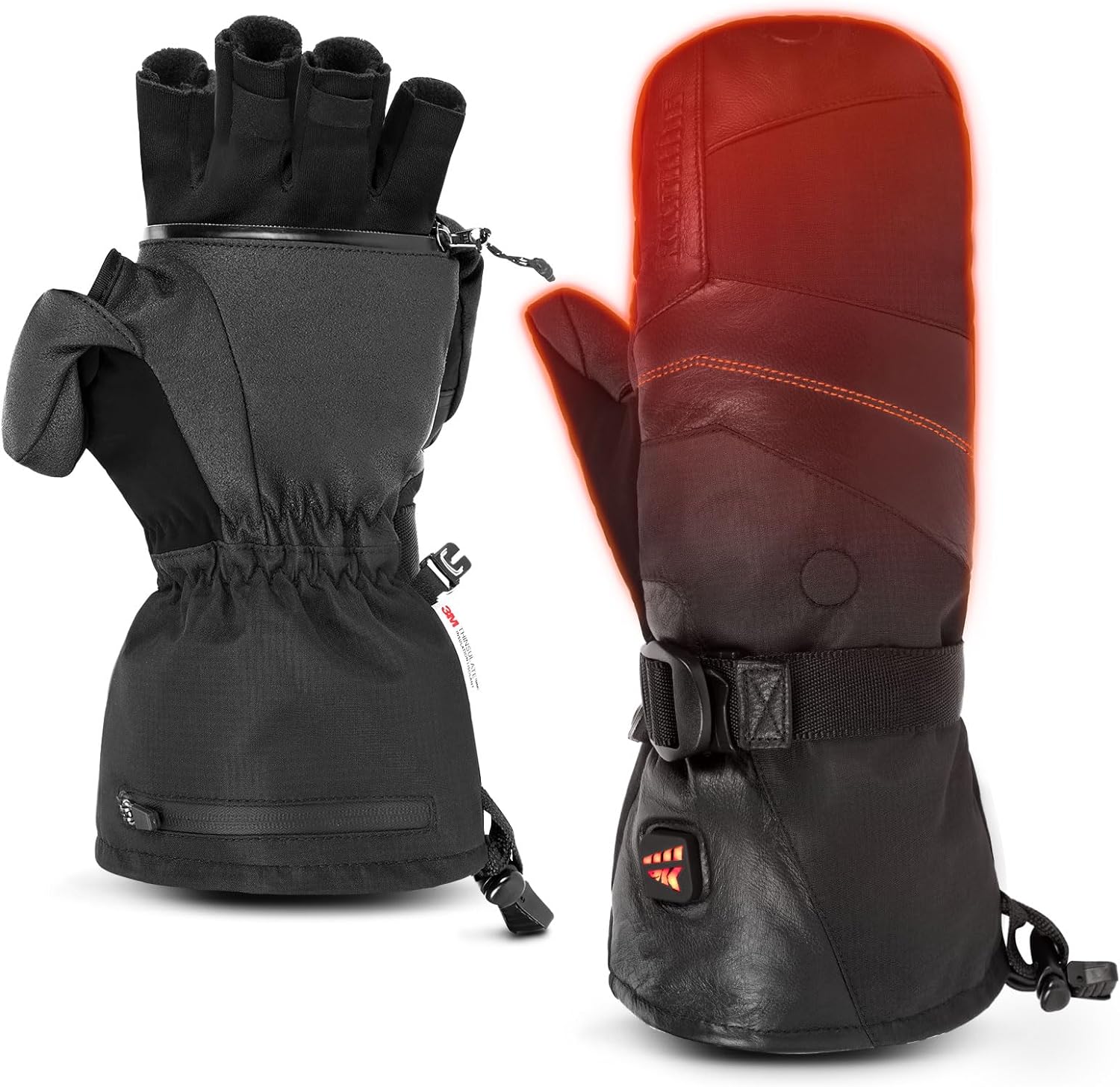 Check Out the Deals: KastKing Calido Heated Mitten - Rechargeable Gloves for Men
