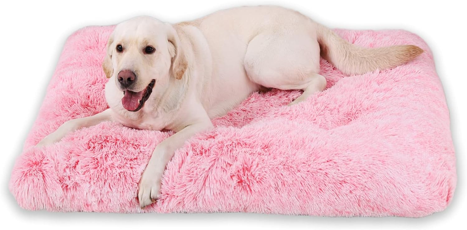 Extra Savings Today! Jaspuriea Extra Extra Large Dog Bed Washable Dog Crate Mattress