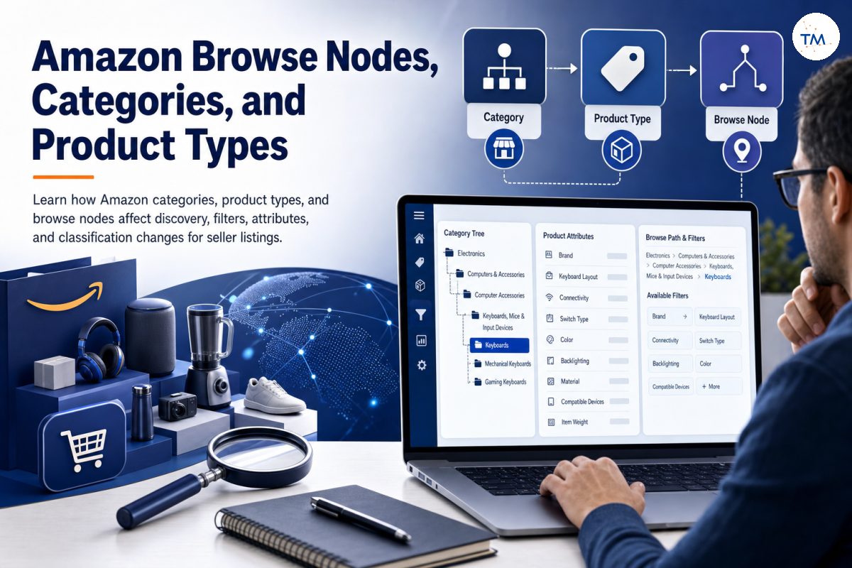 Amazon Browse Nodes, Categories, and Product Types