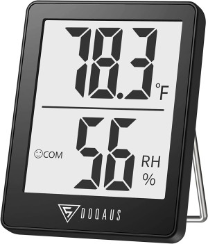 DOQAUS Digital Hygrometer Indoor Thermometer Humid...