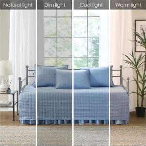 Comfort Spaces Daybed Cover- Luxe Double Sided -Qu...