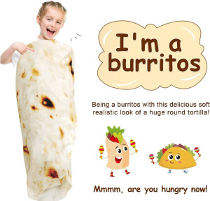 Burrito Tortilla Blanket Baby Stuff Gifts for Newb...