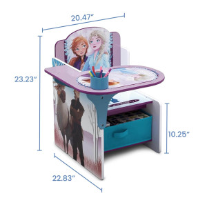 Chair Desk with Storage Bin, Disney Frozen II Cup...