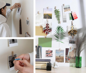 20 Pack Mini Self Adhesive Clips for Pictures - Be...