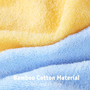 Yoofoss Luxury Bamboo Washcloths Set 10 Pack Baby...