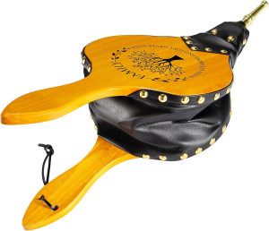 THYGIFTREE Fireplace Bellows Indoor 19x8 Custom La...