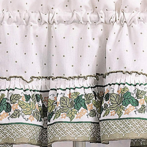CHF & You Cottage Ivy Country Curtain Tier And Swa...