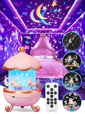 Night Light for Kids, 315 Colors+15 Films Star Pro...