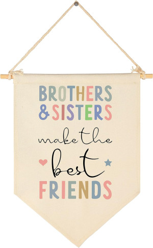 Brothers and Sisters Make The Best Friends- Canvas...