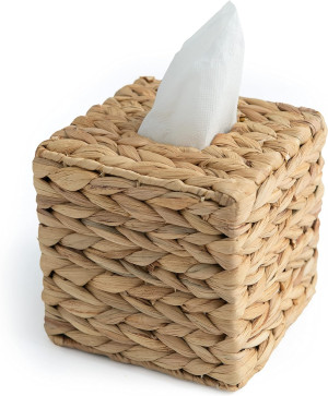 KOLWOVEN Tissue Box Holder - Tissue Box Cover Squa...