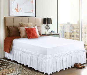 Utopia Bedding Queen Bed Skirt - Microfiber Ruffle...