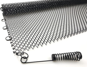 Sunshinecarpentry Fireplace Mesh Screen Curtain, T...