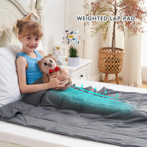 yescool Weighted Blanket 5 Pounds Cooling Weighted...