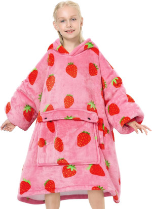 Narecte Kids Hoodie Blanket Birthday Gifts for Gir...