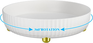 Bathroom Organizers and Storage - 360° Rotating St...