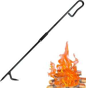 Fire Poker for Fire Pit. Fireplace Poker with Upgr...