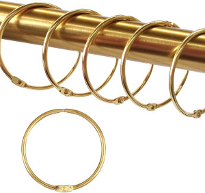 24 Pack Shower Curtain Rings,Rust Proof Shower Cur...