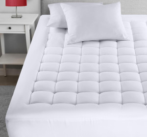 Utopia Bedding Twin Mattress Pad, Quilted Fitted P...