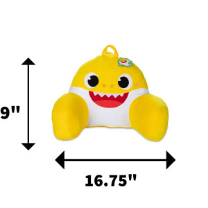 Baby Shark Kids Back Resting Pillow for Reading an...
