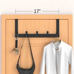 Over The Door Hooks Hanger with Extended Arms - Ba...