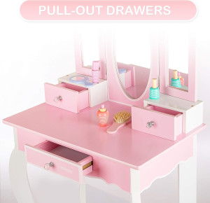 Green series Kinderplay | Kids Vanity - Little Gir...