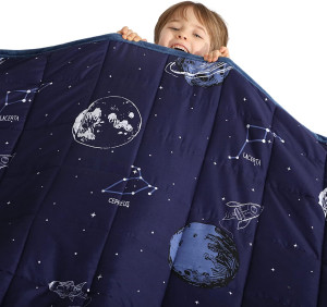 HAOWANER Minky Kids Weighted Blanket 7lbs 41 x 60...