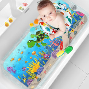 XIYUNTE Baby Bath Mat for Tub for Kids, 40 X 16 In...