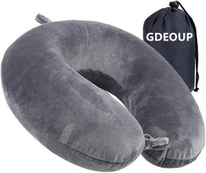 Travel Pillow Memory Foam Neck Pillow Support Pill...