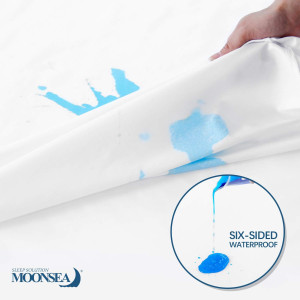 Twin Mattress Protector Waterproof 2 Pack Zippered...