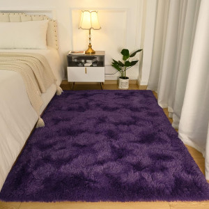 Softlife Rug for Bedroom 4x5.3 Feet Area Rug for L...