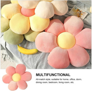 Flower Pillow, Flower Shaped Seating Cushion -Cute...