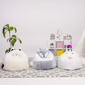 Posh Creations Cute Soft and Comfy Bean Bag Chair...